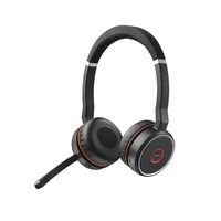Jabra Evolve 75 SE MS Stereo - Headset -  on-ear Bluetooth wireless active noise cancelling USB Certified for Microsoft Teams for LINK 380a MS - W126968455
