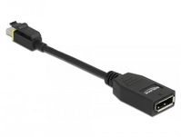 Delock Mini DisplayPort 1.4 to DisplayPort adapter with latch 8K 60 Hz - W127153066