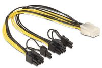 Delock PCI Express power cable 6 pin female > 2 x 8 pin male 30 cm - W127151989