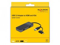 Delock Adapter USB 3.0 to 4K HDMI + VGA - W127152867