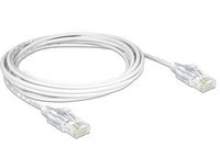 Delock Cable RJ45 Cat.6 UTP Slim 3 m - White - W127152881