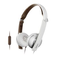 Sony Compact Headphones, White - W125394335