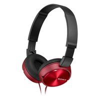 Sony ZX SERIES Headphones, Red - W125471221