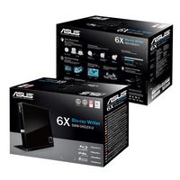 Asus Blu-Ray Recorder External USB2 Slimline Retail Power2Go 7 Bla - W126108404