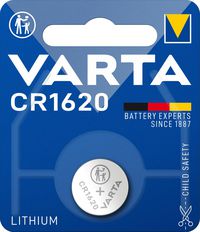 Varta CR 1620, 70 mAh, 3V, 1.2g, 0.4 ccm - W124495993