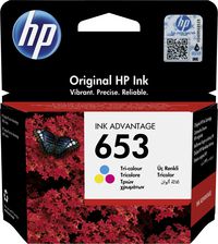 HP 653 Tri-Color Original Ink Advantage Cartridge - W128261001