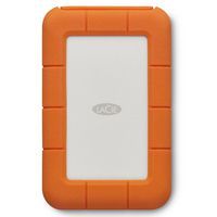 LACIE Rugged Secure External Hard Drive 2000 Gb Orange, White - W128320894