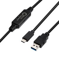 MicroConnect USB3.0 A to USB-C Gen1 Cable - 5m Cable, 5 Gbit/s - W127004203