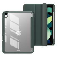 eSTUFF NEW YORK Mirror Pencil Case for iPad 10.9 10th gen 2022 - Dark Green/Clear - W127083994