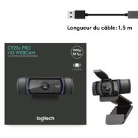 Logitech 1080p, 720p, 30 FPS, 94 x 24 x 29 mm - W125506821