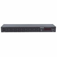 Intellinet 19" Intelligent 8-Port PDU, 19" Rackmountable C13 Intelligent Power Distribution Unit; Monitors Power, Temperature and Humidity (Euro 2-pin plug) - W125297421