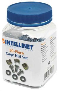Intellinet Cage Nut Set, 50 pieces - W124485539