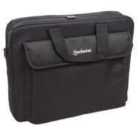 Manhattan London Laptop Bag 15.6", Top Loader, Black - W124488223