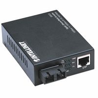 Intellinet Gigabit Ethernet Media Converter, 1000Base-T to 1000Base-Sx (SC) Multi-Mode, 550m (Euro 2-pin plug) - W125305119