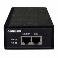 Intellinet Gigabit High-Power PoE+ Injector, 1 x 30 W, IEEE 802.3at/af Power over Ethernet (PoE+/PoE) (Euro 2-pin plug) - W124824207