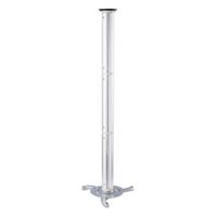 Manhattan Projector Ceiling Mount (height: 13 to 106cm), Max 10kg, Silver - W124314409