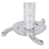 Manhattan Projector Ceiling Mount (height: 13 to 106cm), Max 10kg, Silver - W124314409