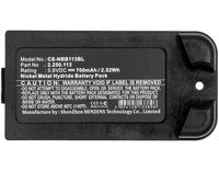 CoreParts Battery for Crane Remote Control 2.52Wh Ni-Mh 3.6V 700mAh Black for NBB Crane Remote Control 22501113, Planar-C - W125990138