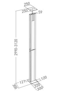 Erard Pro XPO - Colonne sol-plafond à compression - W125875550