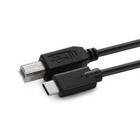 MicroConnect USB-C to USB2.0 B Cable, 1,8m - W127021090