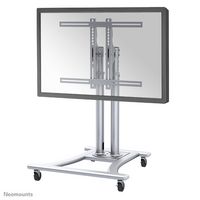 Neomounts by Newstar Neomounts by Newstar Mobile Monitor/TV Floor Stand for 27"-70" Screen , Height Adjustable - Silver - W124683583