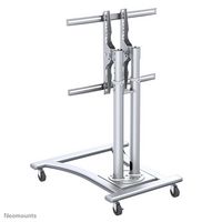 Neomounts by Newstar Neomounts by Newstar Mobile Monitor/TV Floor Stand for 27"-70" Screen , Height Adjustable - Silver - W124683583