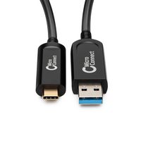 MicroConnect Premium Optic Fiber USB-C - USB 3.2 gen2 Type A Cable, 15m - W125835646