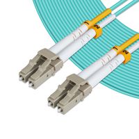 MicroConnect Optical Fibre Cable, LC-LC, Multimode, Duplex, OM3 (Aqua Blue) 5m - W124950585