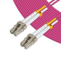 MicroConnect Optical Fibre Cable, LC-LC, Multimode, Duplex, OM4 (Erica Violet) 20m - W124850124