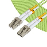 MicroConnect Optical Fibre Cable, LC-LC, Multimode, Duplex, OM5 (Lime Green) 2m - W125050336