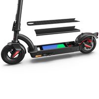 Sharp Kick Scooter with rear suspersion - Black - W126584306