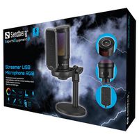 Sandberg Streamer USB Microphone RGB - W127090713