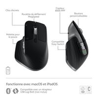 Logitech MX Master 3S for Mac mouse Right-hand Bluetooth Laser 8000 DPI - W128112594
