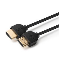MicroConnect HDMI 2.0 Ultra Slim 1m Black - W125666783