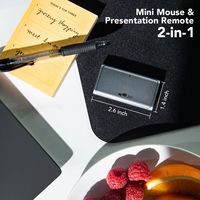 Mobile Pixels Portable Mouse, Ambidextrous, Bluetooth, (Grey) - W128116274