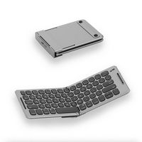 Mobile Pixels Foldable Keyboard, QZERTY, Any brand, Wireless, Bluetooth, Android, Grey - W128116276