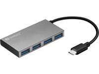 Sandberg USB-C to 4 xUSB 3.0 Pocket Hub - W124800465