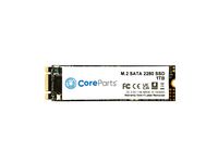 CoreParts 1TB M.2 SATA III 2280, 3D NAND Technology, QLC 500/450 Read/Write (MB/S) with SMI 2259XT/Maxio controller - Bulk Packaging (plastic bag) - W126369433