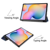 CoreParts Samsung Galaxy Tab S6 Lite 2020-2022 Tri-fold caster hard <br>shell cover with auto wake function - Starry Sky Style - W128163463