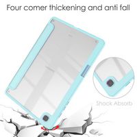 CoreParts Samsung Galaxy Tab S6 Lite 2020-2022 Tri-fold Transparent TPU cover built-in S pen holder with auto wake function - Sky Cloud Blue - W128163538