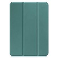 CoreParts For Apple iPad 10th Gen 10.9-inch (2022) Tri-fold Caster Hard Shell Cover with Auto Wake Function - Dark Green - W128178594
