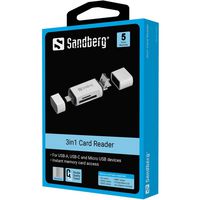 Sandberg Card Reader USB-C USB MicroUSB - W125286519