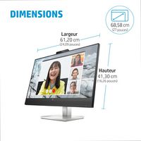 HP E-Series E27m G4 68.6 cm (27") 2560 x 1440 pixels Quad HD Black - W127067743