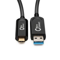 MicroConnect Premium Optic Fiber USB-C Gen2 - USB 3.2 Type A Cable, 10m - W127005608