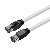 MicroConnect CAT8.1 S/FTP 3m White LSZH Shielded Network Cable, AWG 24 - W126443441