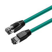 MicroConnect CAT8.1 S/FTP 0,25m Green LSZH Shielded Network Cable, AWG 24 - W126443472