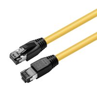 MicroConnect CAT8.1 S/FTP 2m Yellow LSZH Shielded Network Cable, AWG 24 - W126443467