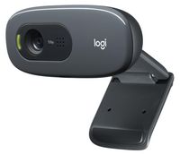 Logitech C270 HD WEBCAM, 3 MP, 1280 x 720p, USB 2.0, Black - W128212093