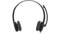 Logitech H151 Stereo Headset Wired Head-band Office/Call center Black - W128212096