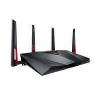 Asus Wireless Router Gigabit Ethernet Dual-Band (2.4 Ghz / 5 Ghz) 4G Black, Red - W128268728
